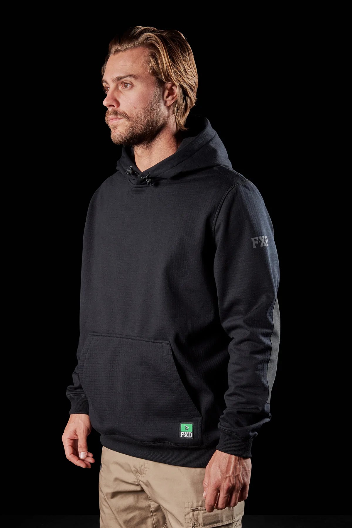 FXD Fleece Hoodie, the conron store, grenfell shops, mens workwear, womens workwear, winter hoodies