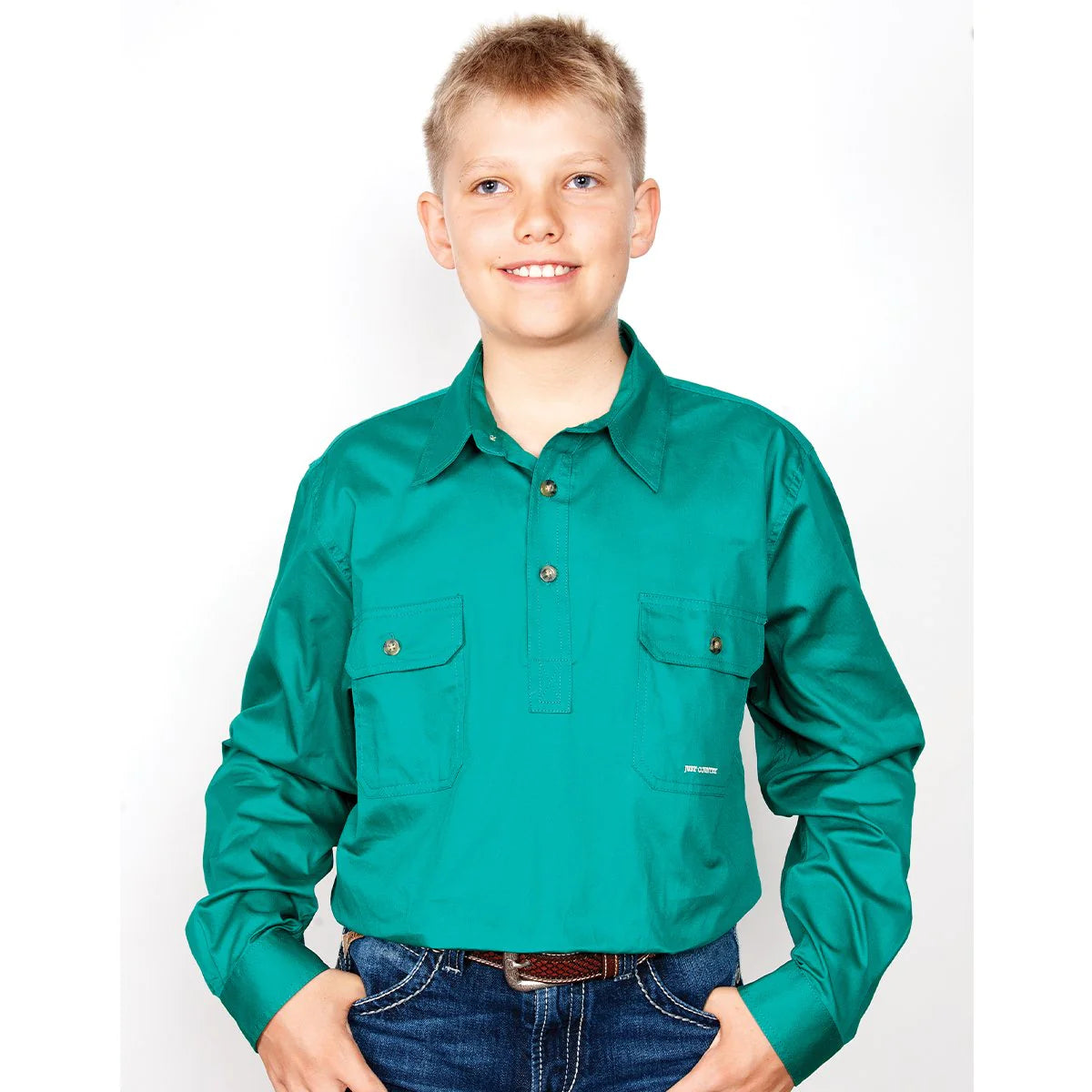 Just Country Boys Lachlan Half Button Workshirt
