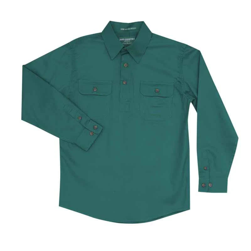 Just Country Boys Lachlan Half Button Workshirt