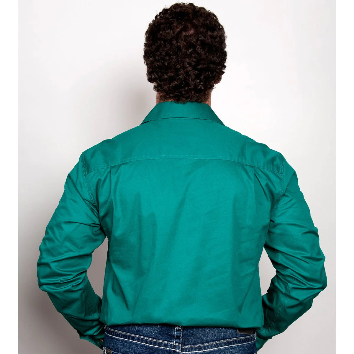 Just Country Men's Cameron Half Button Workshirt