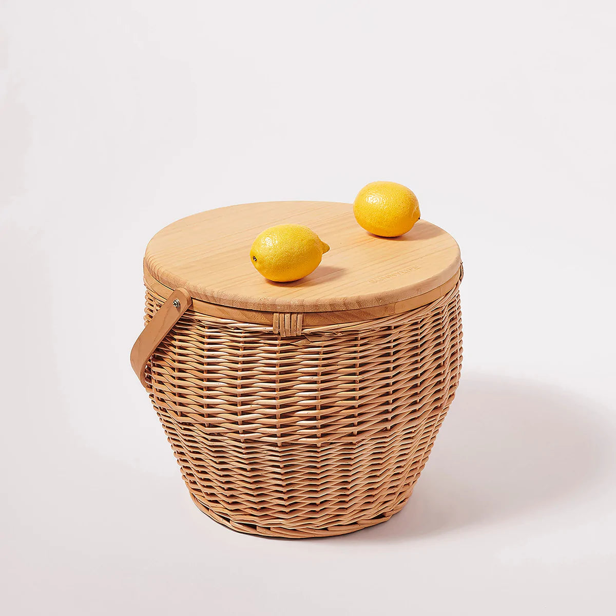 SUNNYLiFE Round Picnic Basket Cooler