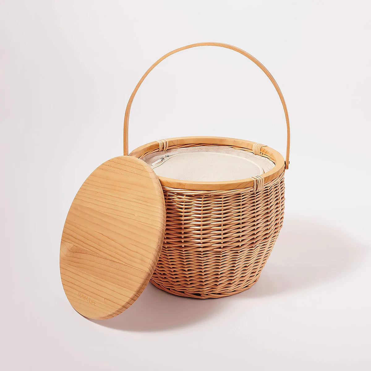 SUNNYLiFE Round Picnic Basket Cooler