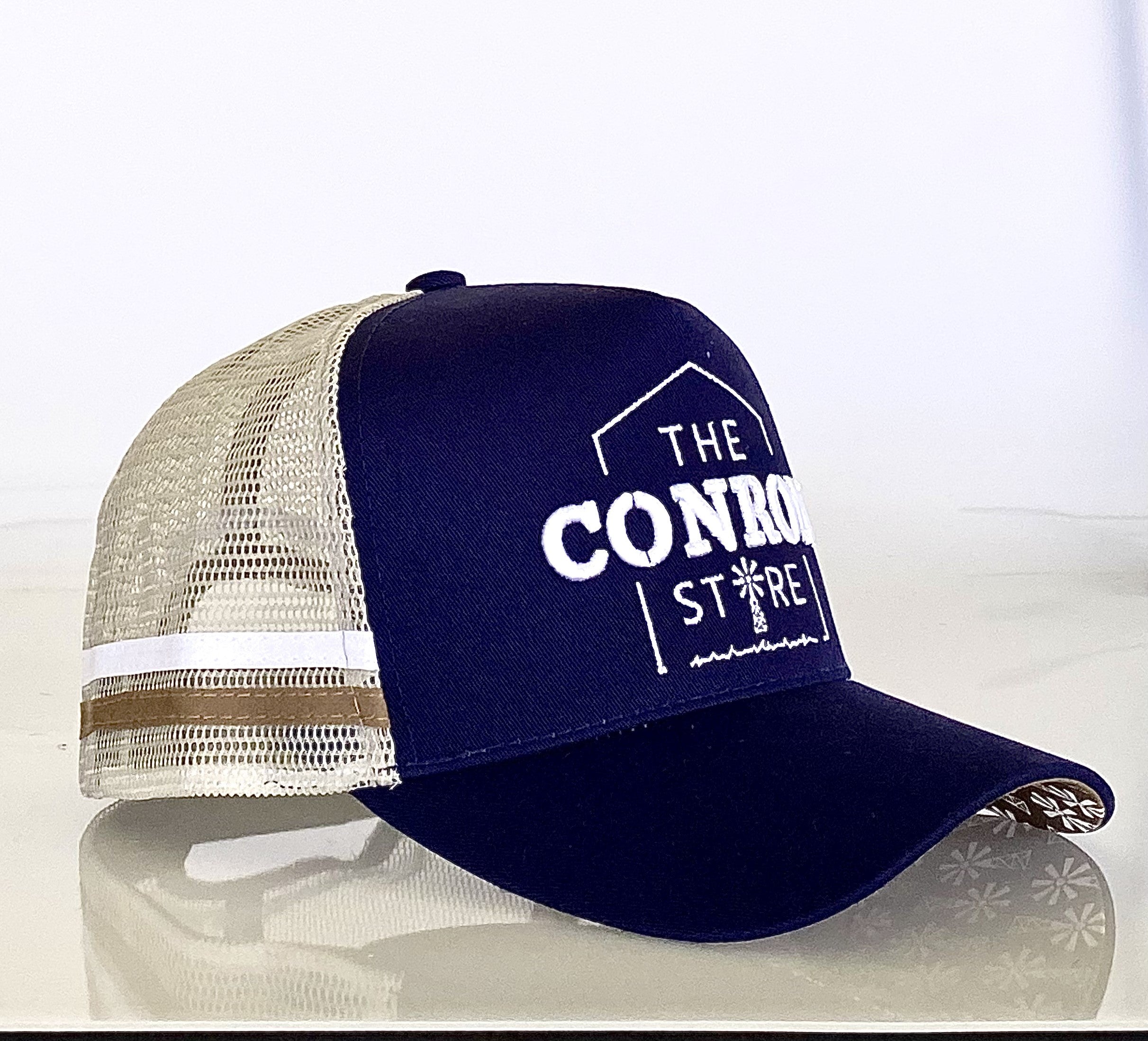 The Conron Store, trucker hat, navy trucker hat, navy trucker cap, trucker cap, grenfell nsw