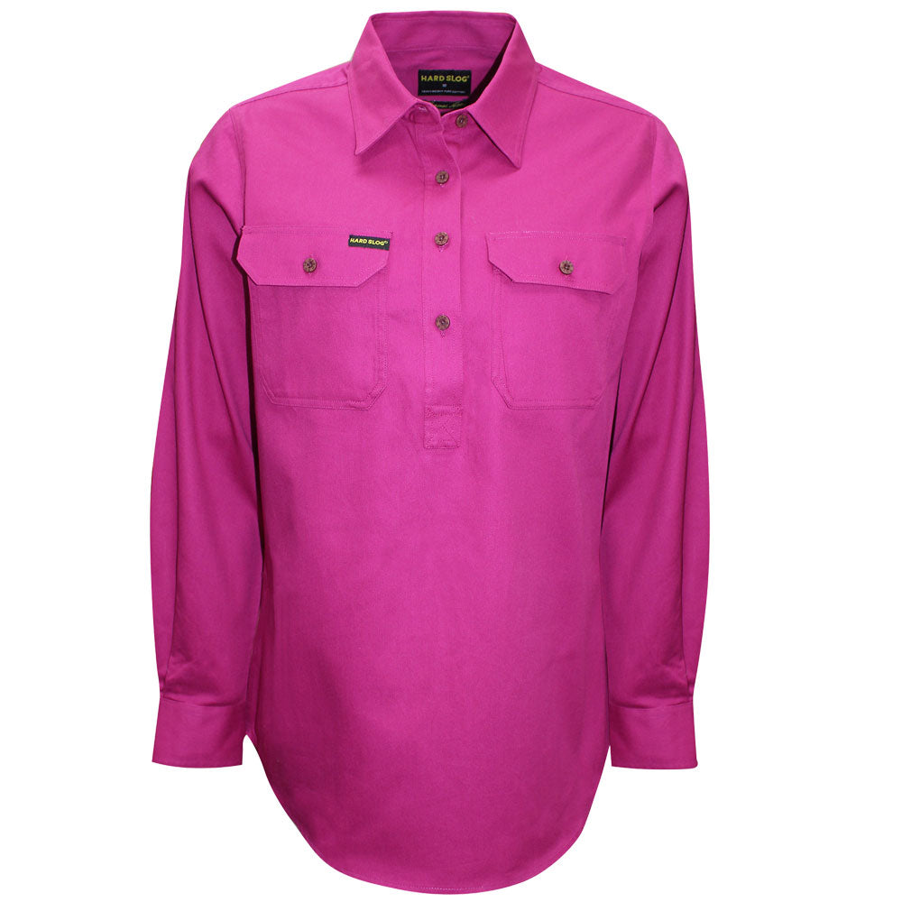 Thomas Cook Womens Half Placket Light Cotton Shirt