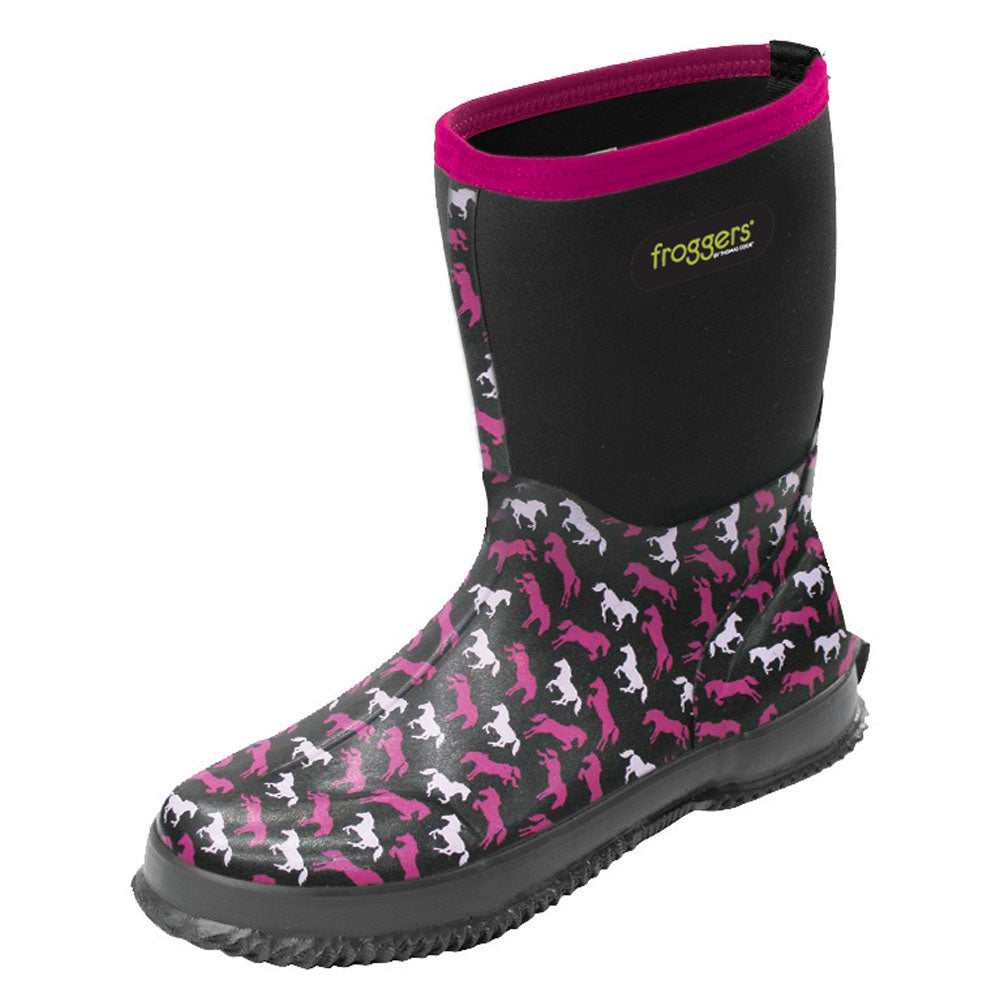 Thomas Cook Womens Froggers Scrub Boot - Horse Print