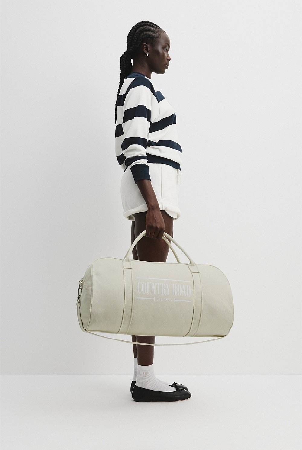 Country Road Heritage Zip Canvas Tote Bag