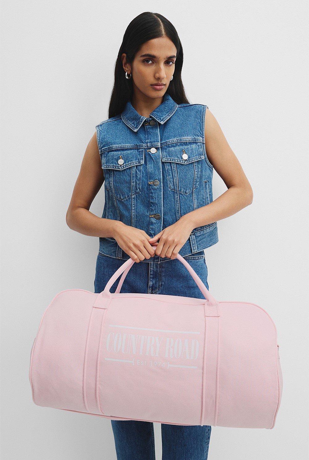 Country Road Heritage Zip Canvas Tote Bag