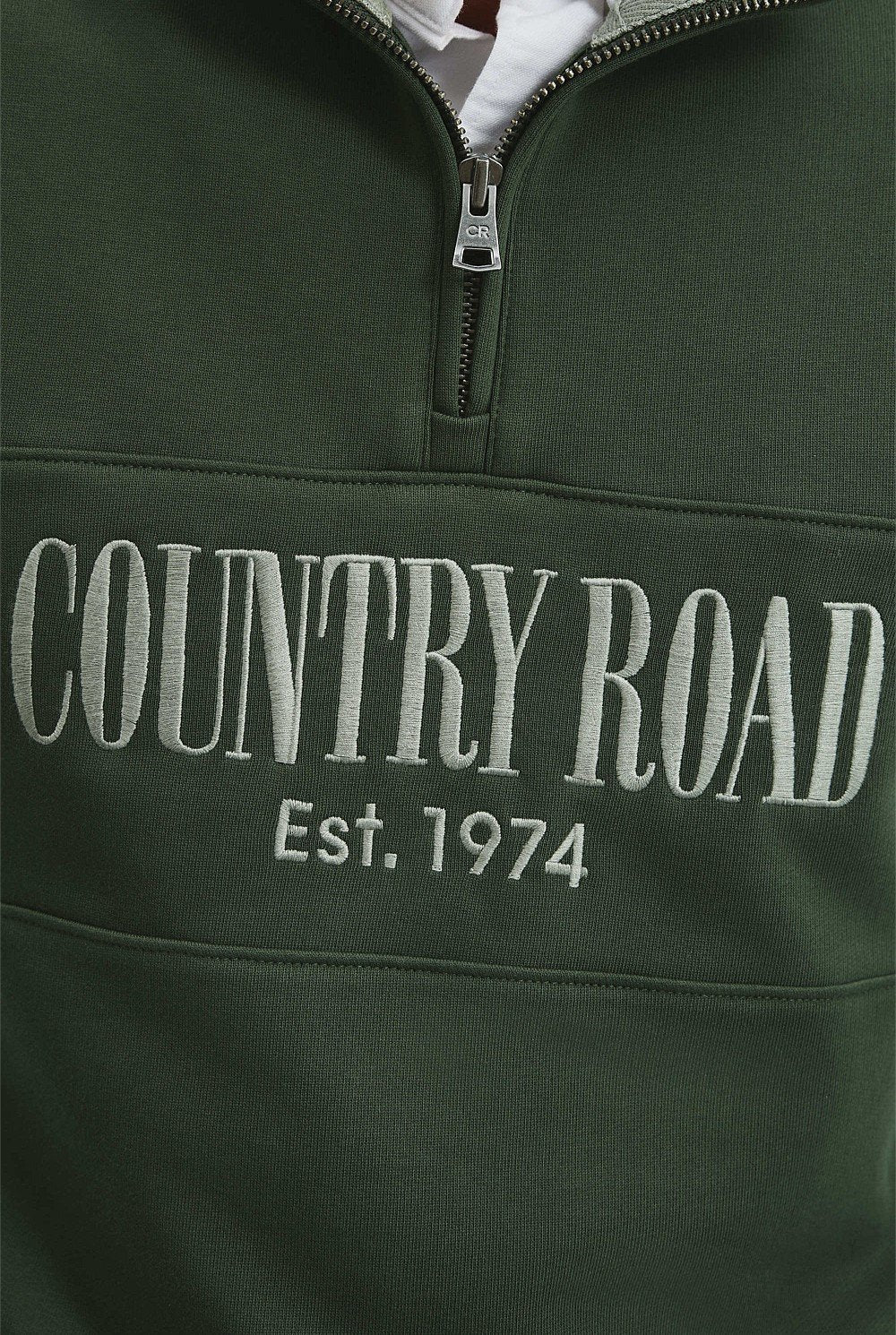 Country Road Men's Verified Australian Cotton Half Zip Heritage Sweat