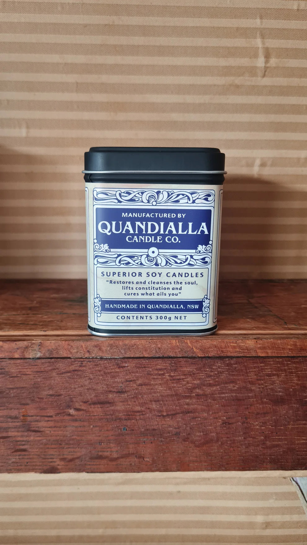 Quandialla Candle Co Small Soy Candle Tin