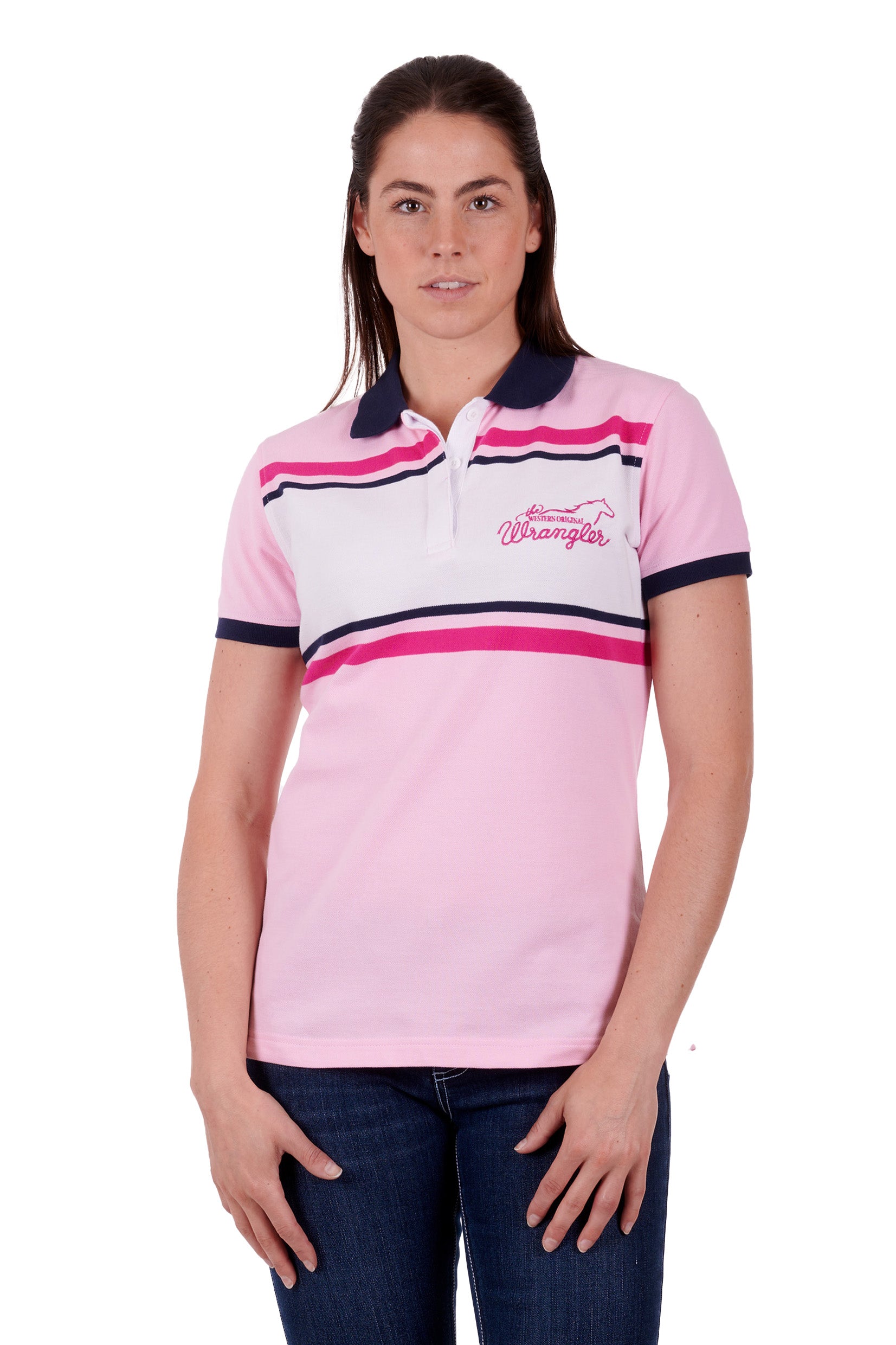 Wrangler Women's Selena Short Sleeve Polo