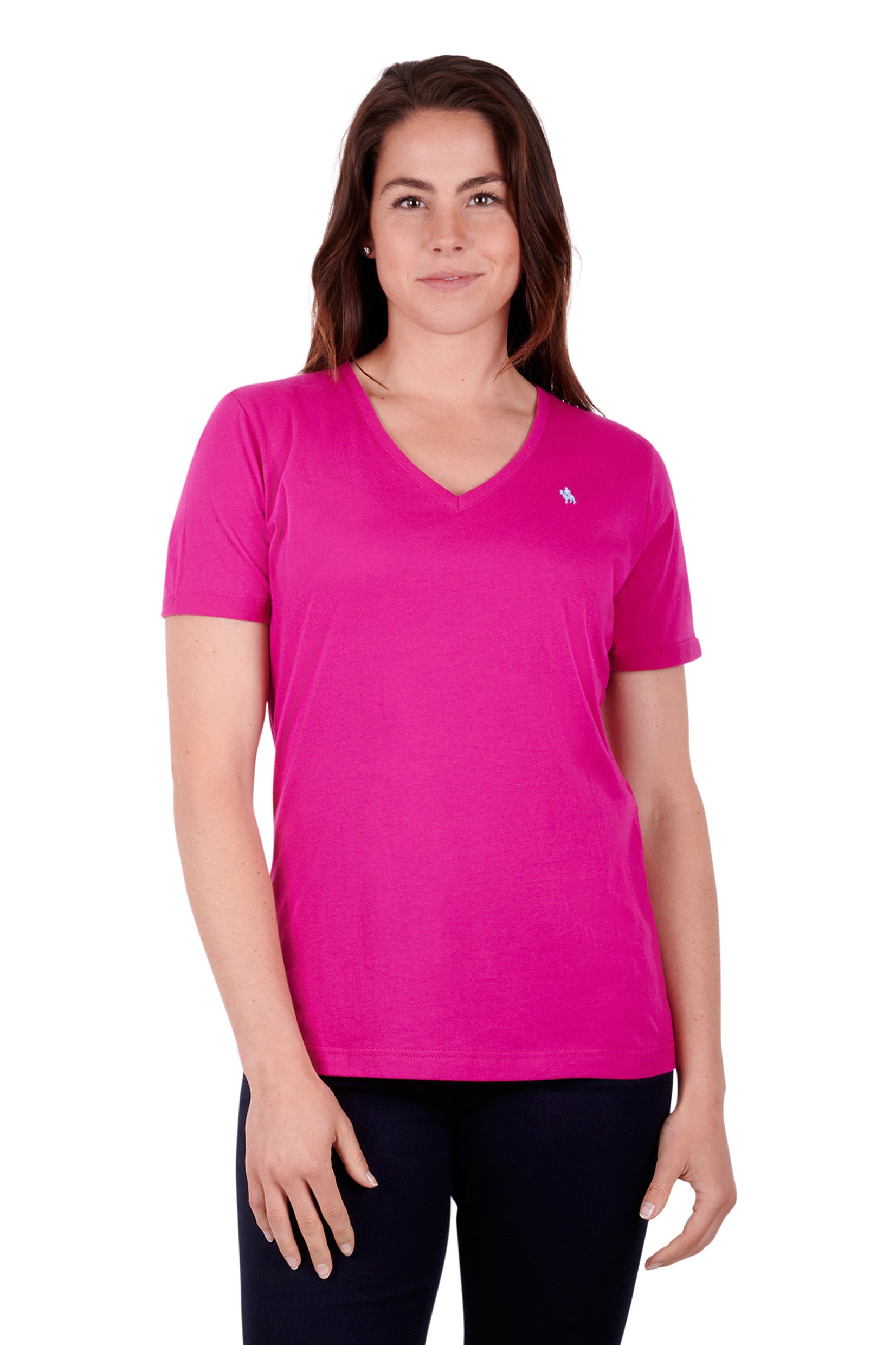 Thomas Cook Women's Classic  Short Sleeve Tee in Berry
