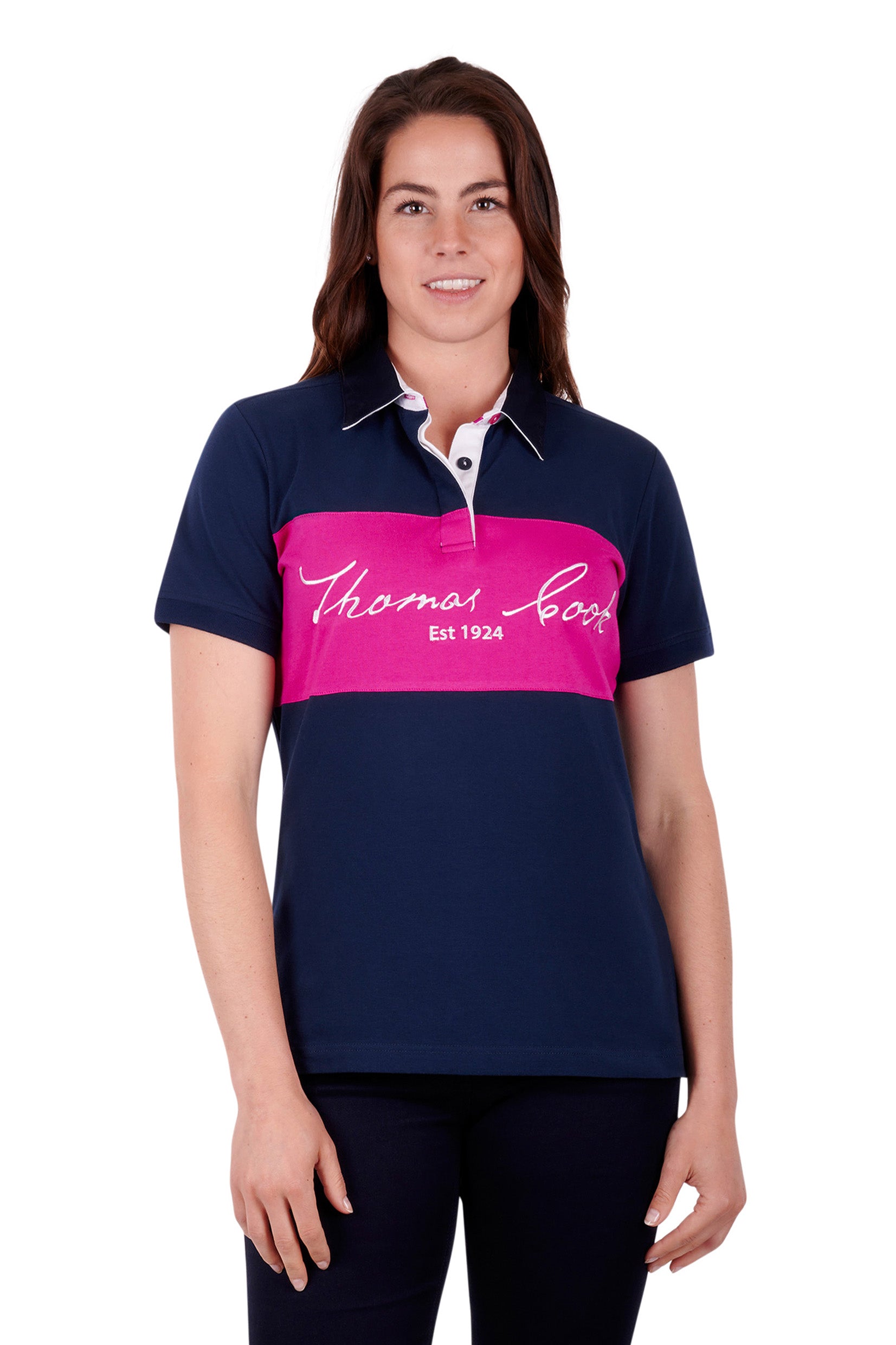 Thomas Cook Women's Lacey Short Sleeve Polo