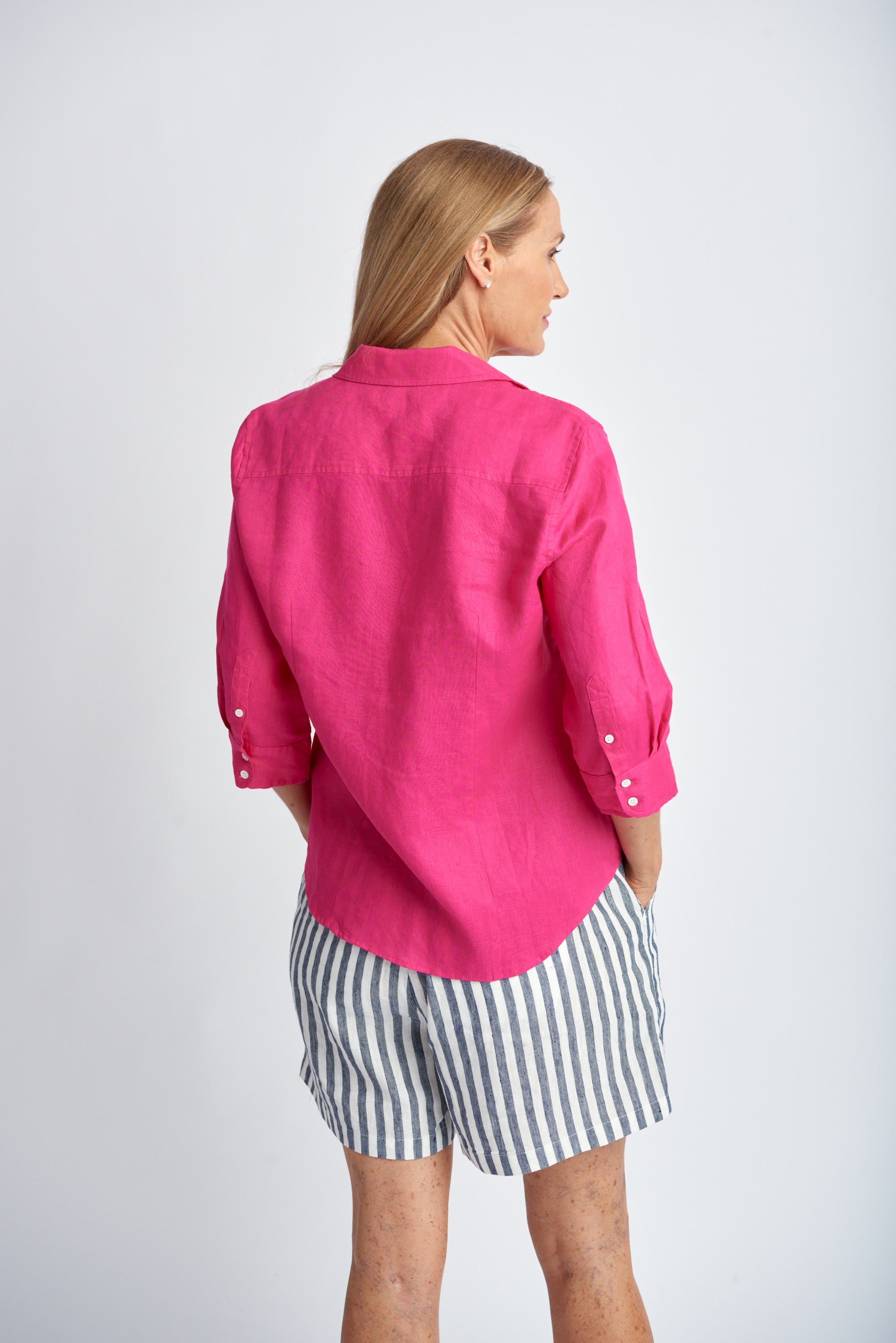 Goondiwindi Cotton 3/4 Sleeve Linen Shirt