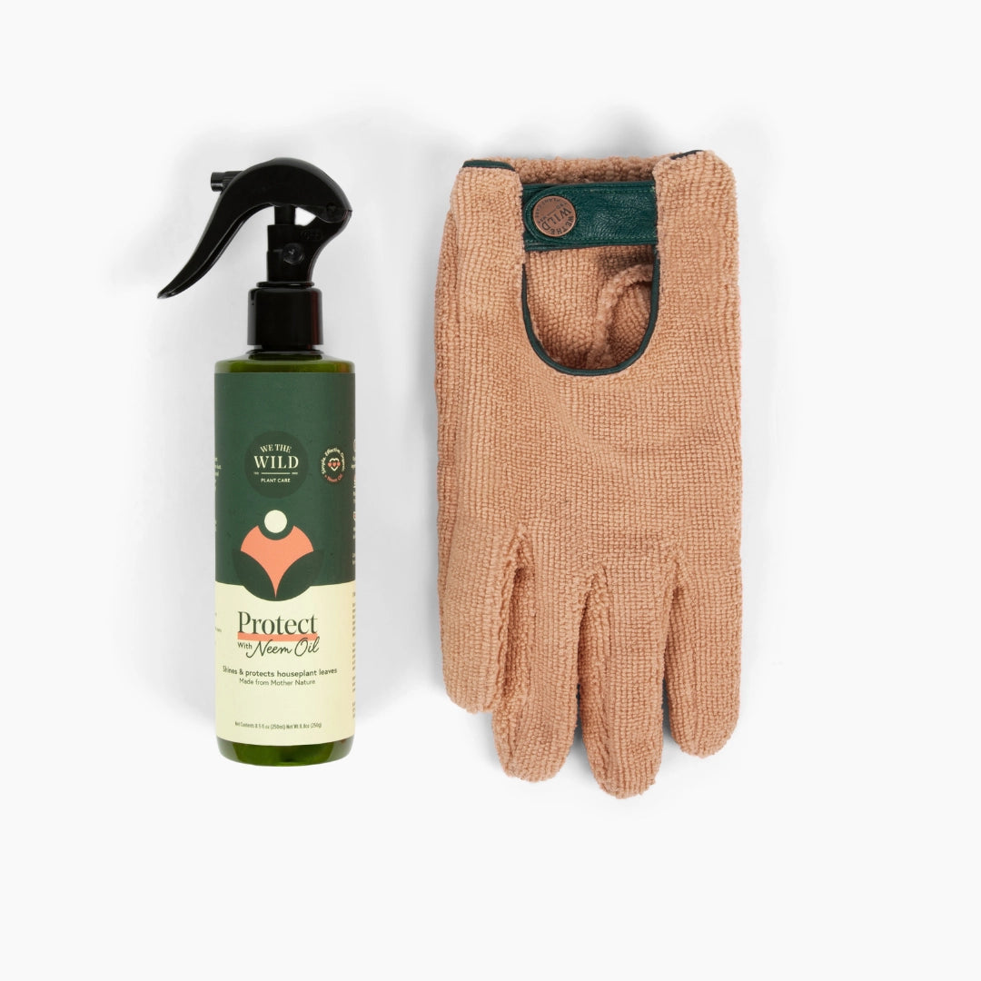 We the Wild Plant Care Proud Plant Mum Leaf Care Kit