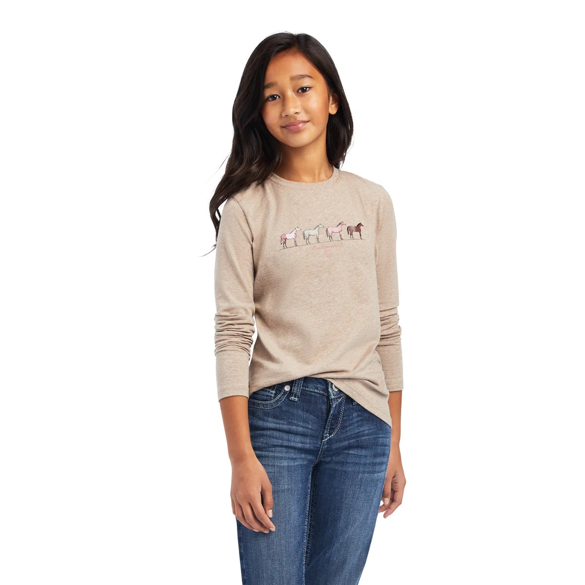Ariat Youth Different Colour Long Sleeve T-Shirt