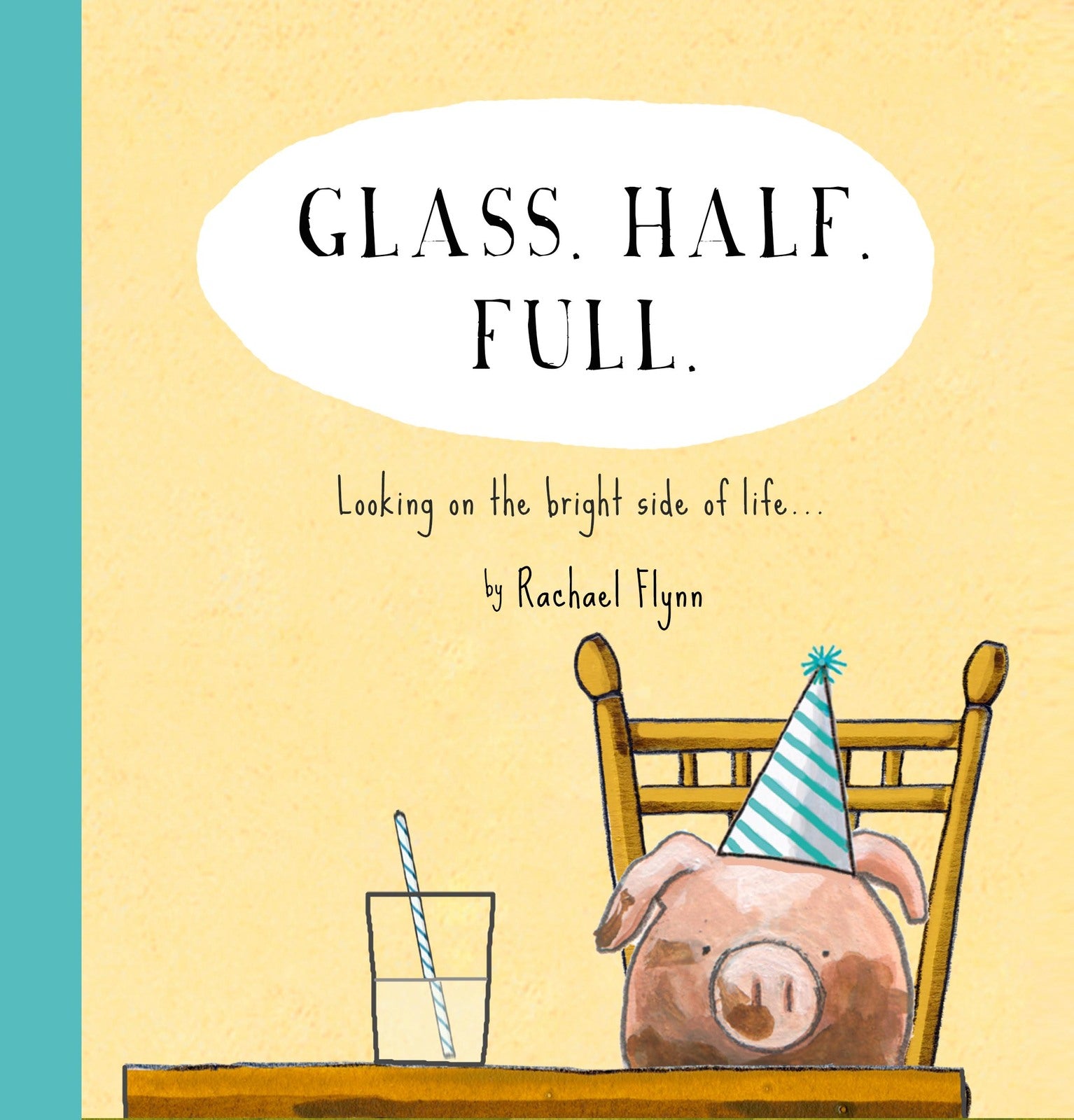 Red Tractor Designs Glass Half Full Quote Book