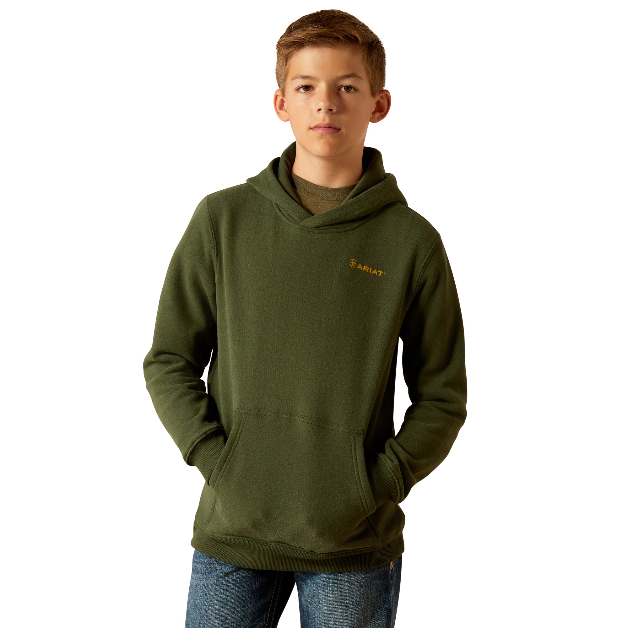 Ariat Boys Barbwire Skull Hoodie