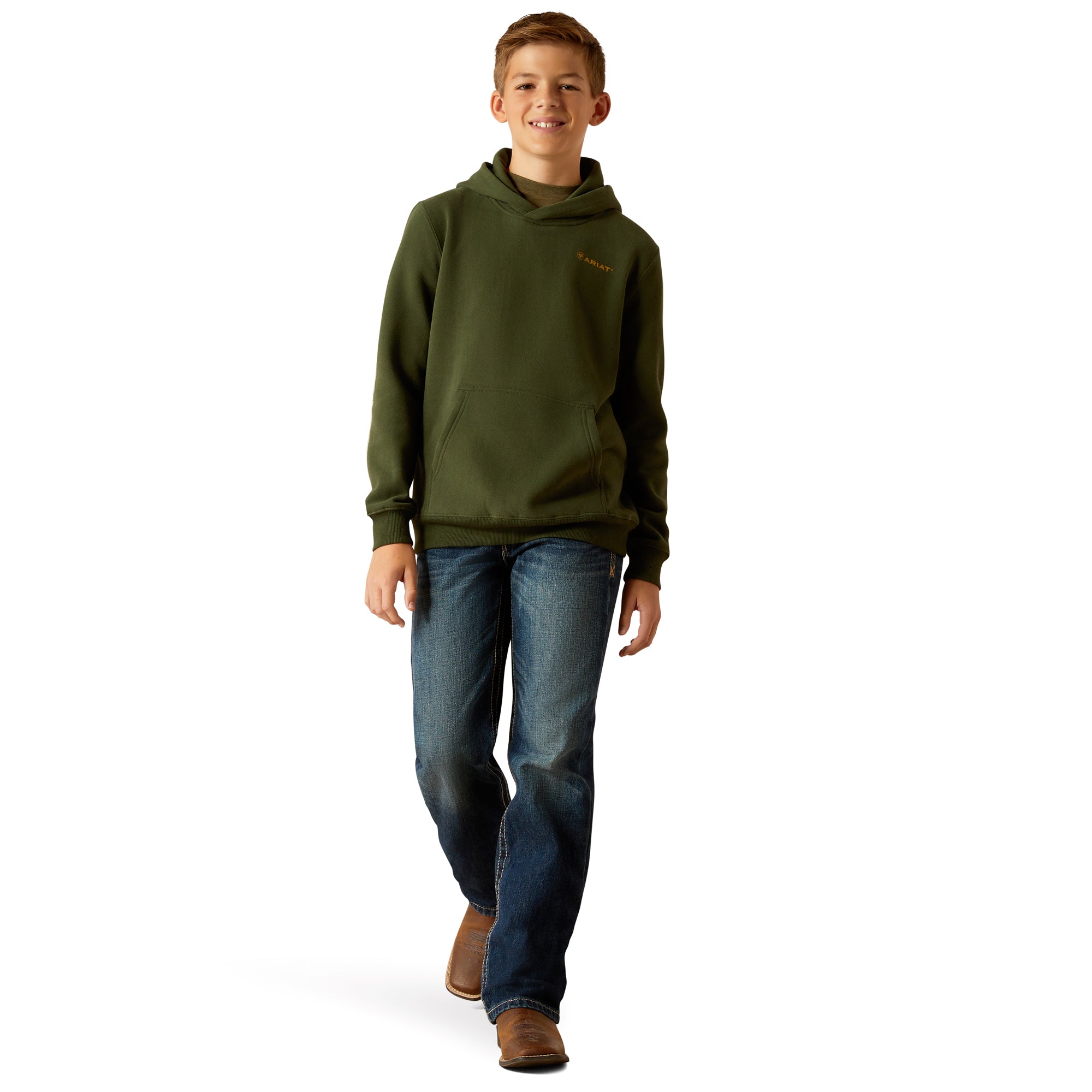 Ariat Boys Barbwire Skull Hoodie