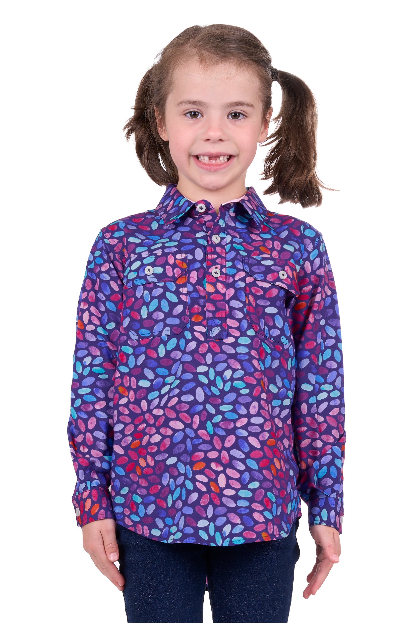 Thomas Cook Kids June 1/2 Placket LS Shirt