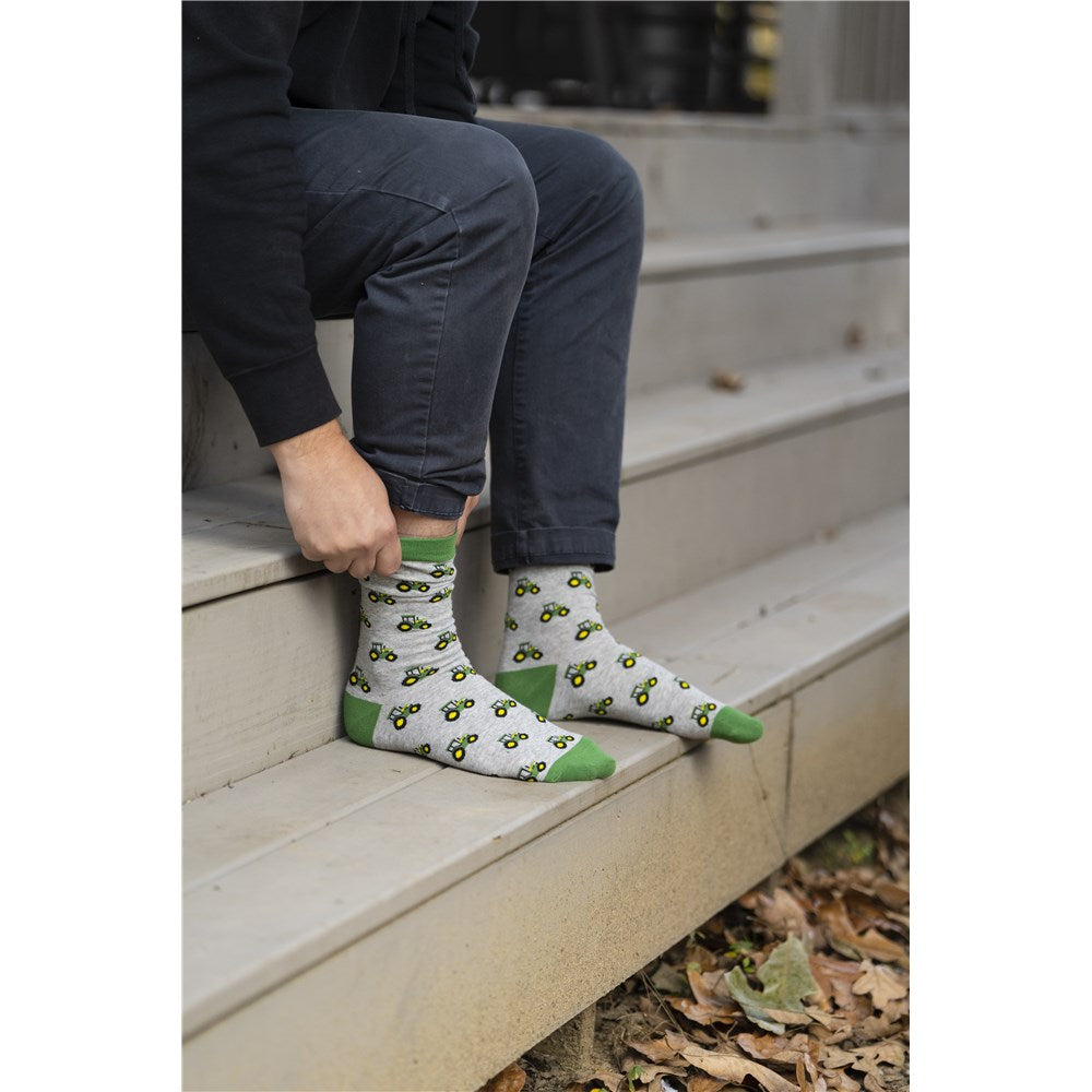 Tractor Row Fashion Socks Crew -2 Pack