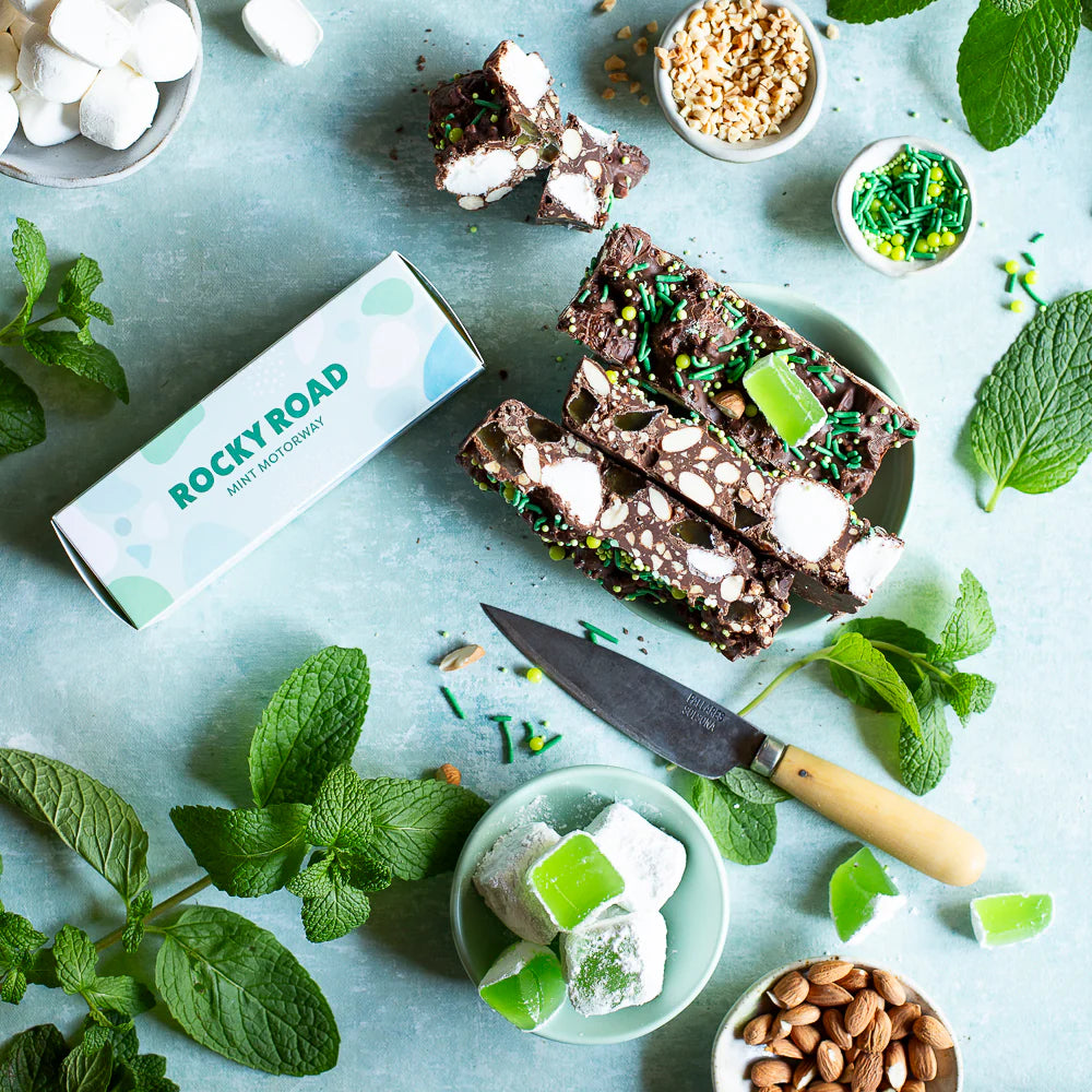 Pebbly Path Mint Motorway Rocky Road