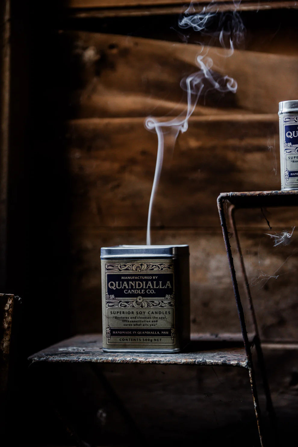 Quandialla Candle Co Large Soy Candle Tin