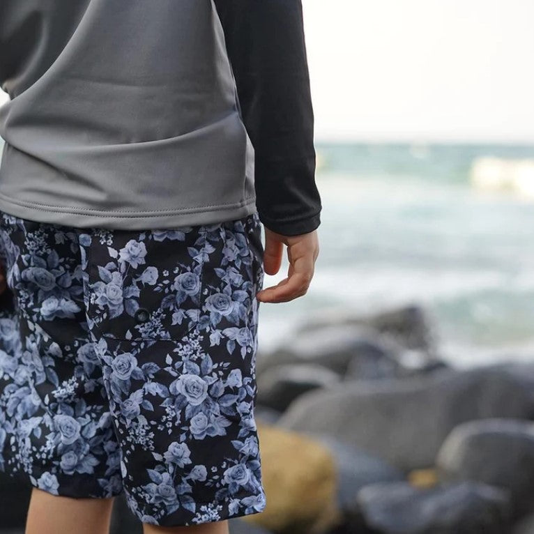 Little Renegade Midnight Blossom Boardshort - Size Zero