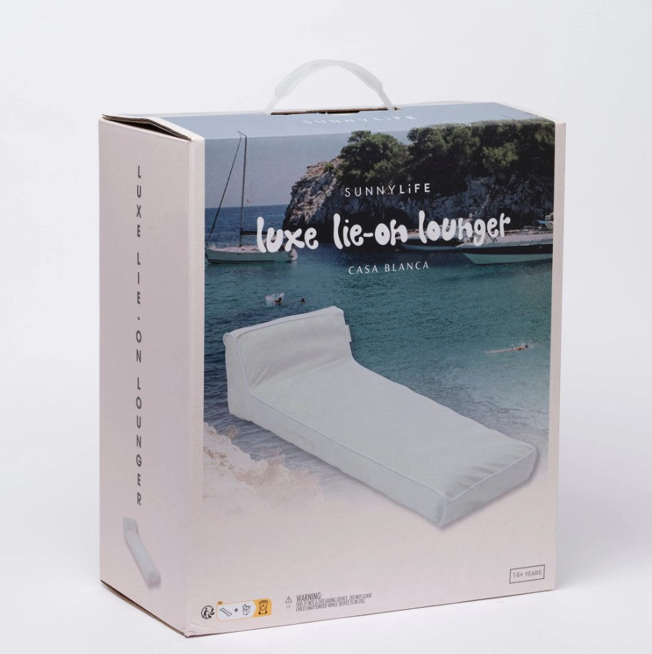 Sunnylife Luxe Lie-On Lounger Casa Blanca