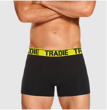 Tradie Mens 3pk Trunk Fluro