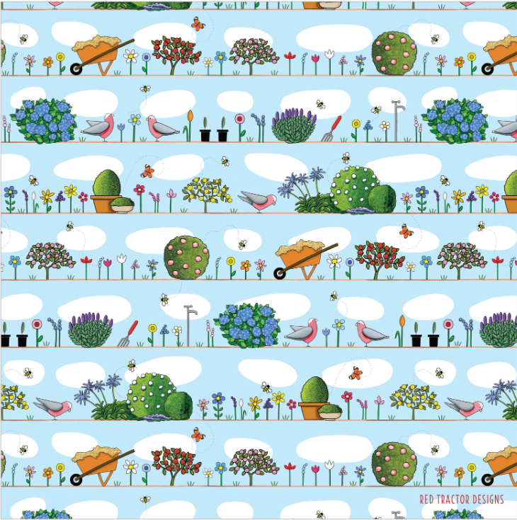 Red Tractor Designs Cotton Hanky