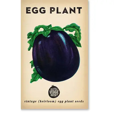 The Little Veggie Patch Co Eggplant "Florida Market" Heirloom Seeds