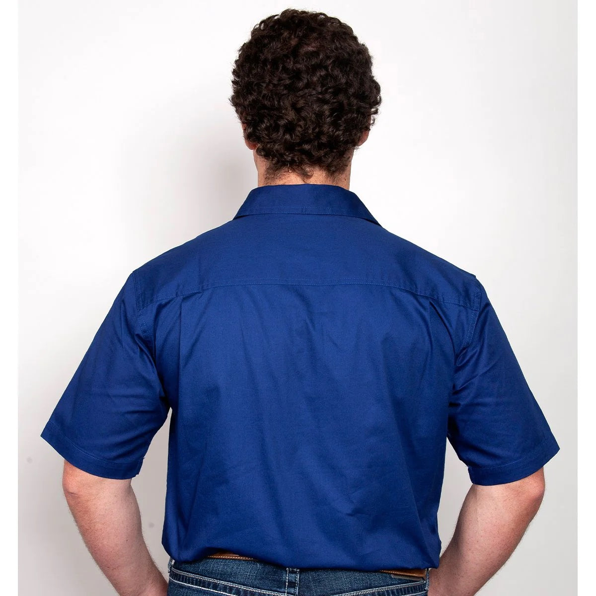 Just Country Men's Adam Half Button Short Sleeve Workshirt