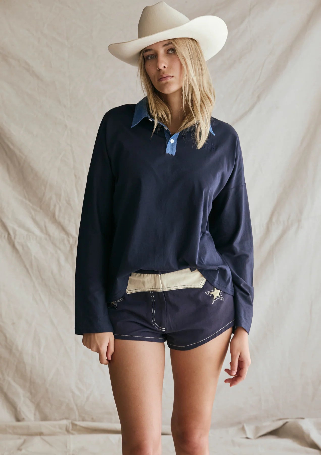 FAR MER Navy Polo