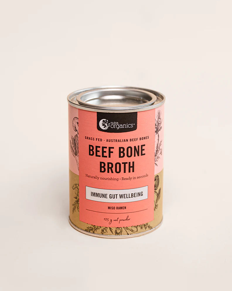 Nutra Organics Beef Bone Broth Powder 125g