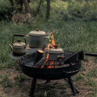 Barebones Cowboy Fire Pit Side Table - 23"