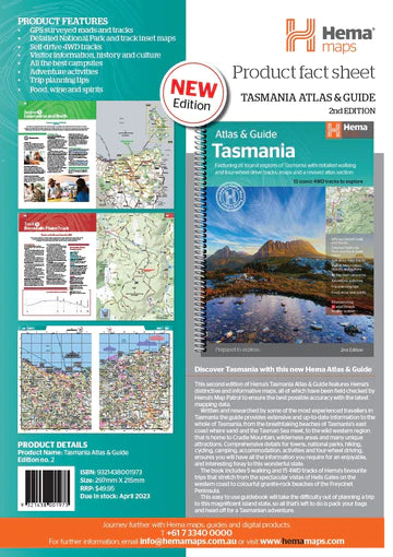 Hema Maps Tasmania Atlas & Guide
