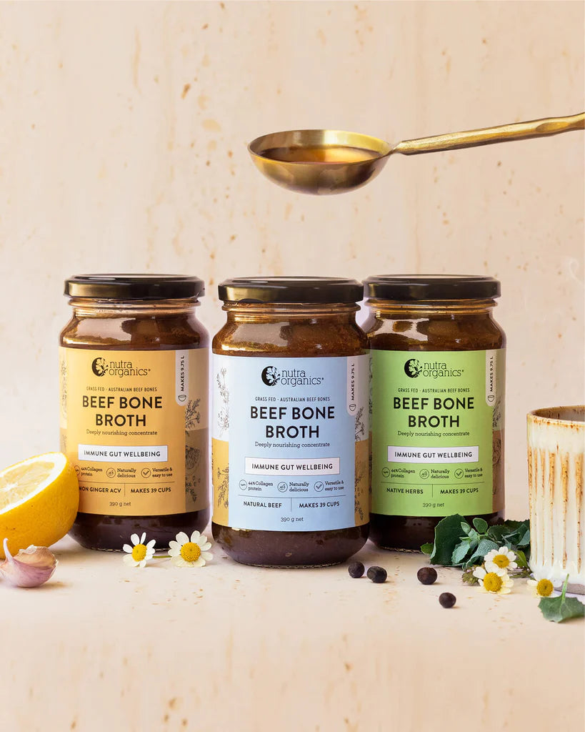 Nutra Organics Beef Bone Broth Concentrate 390g