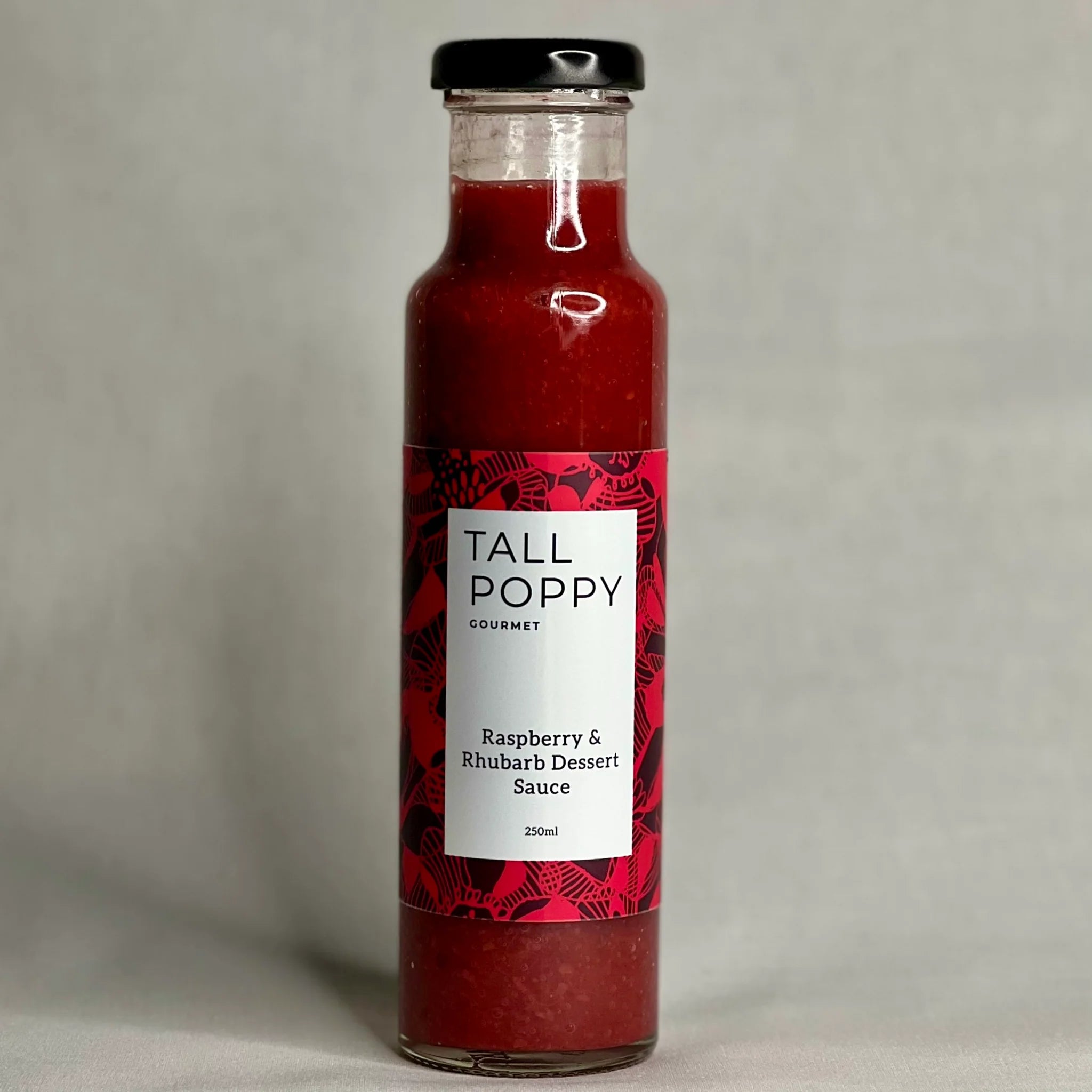 Tall Poppy Gourmet Raspberry & Rhubarb Dessert Sauce