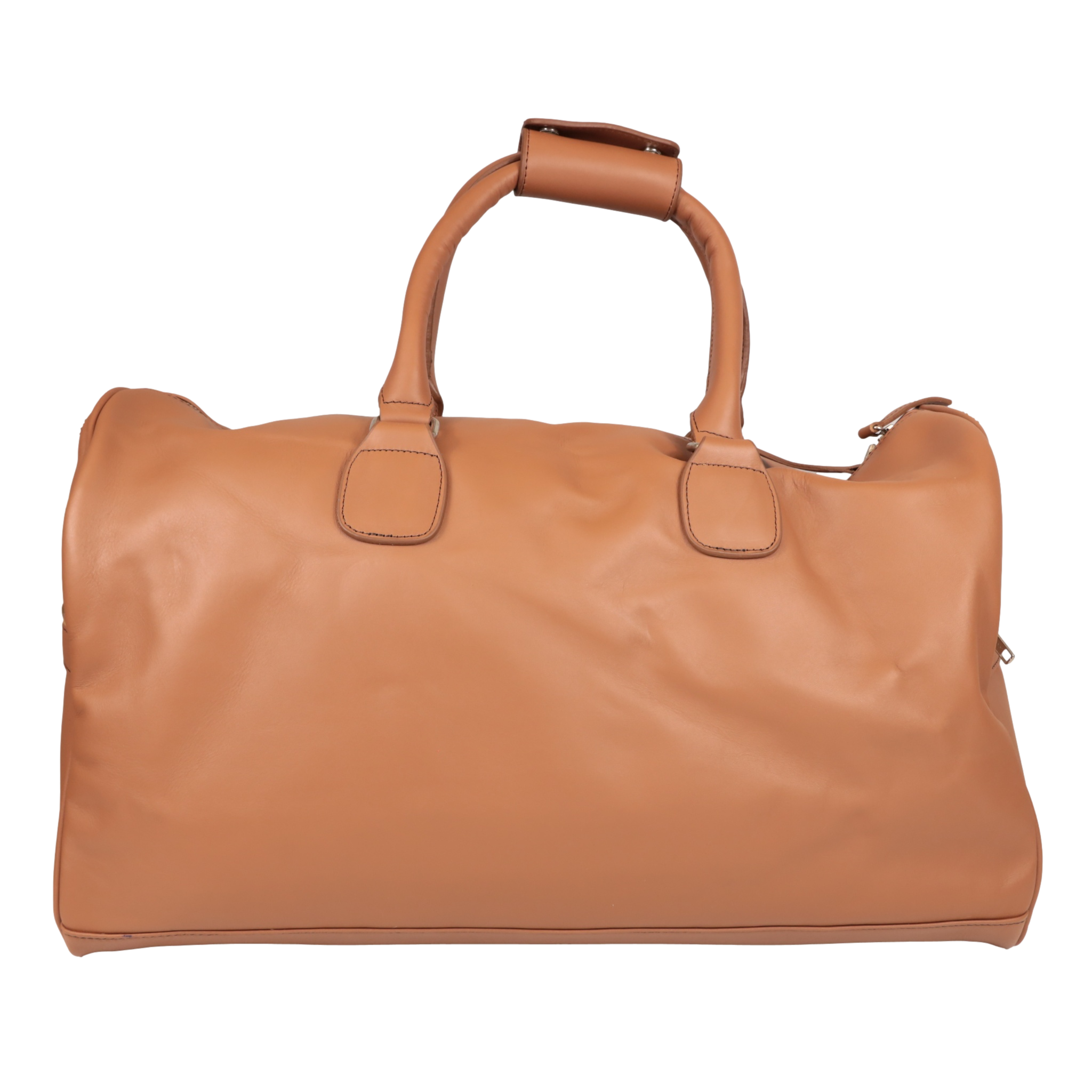 Country Allure Tan Leather Duffle Bag