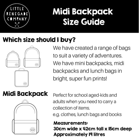 Little Renegade Company Arizona Midi Backpack