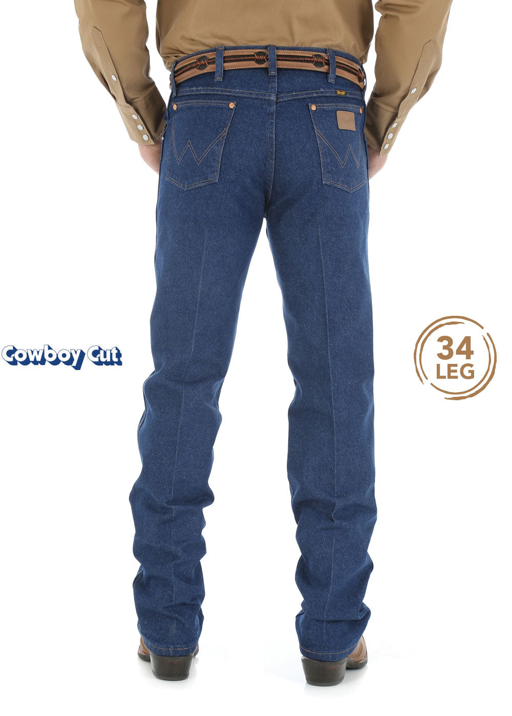 Wrangler Mens Cowboy Cut Original Jean - 34 inch leg