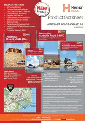 Hema Maps Australia Road & 4WD Touring Atlas - 215 x 297mm (13th Edition)