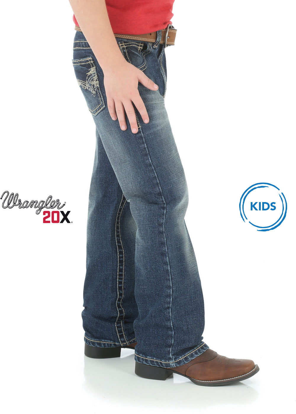Wrangler Boys 20X 42 Vintage Boot Jean