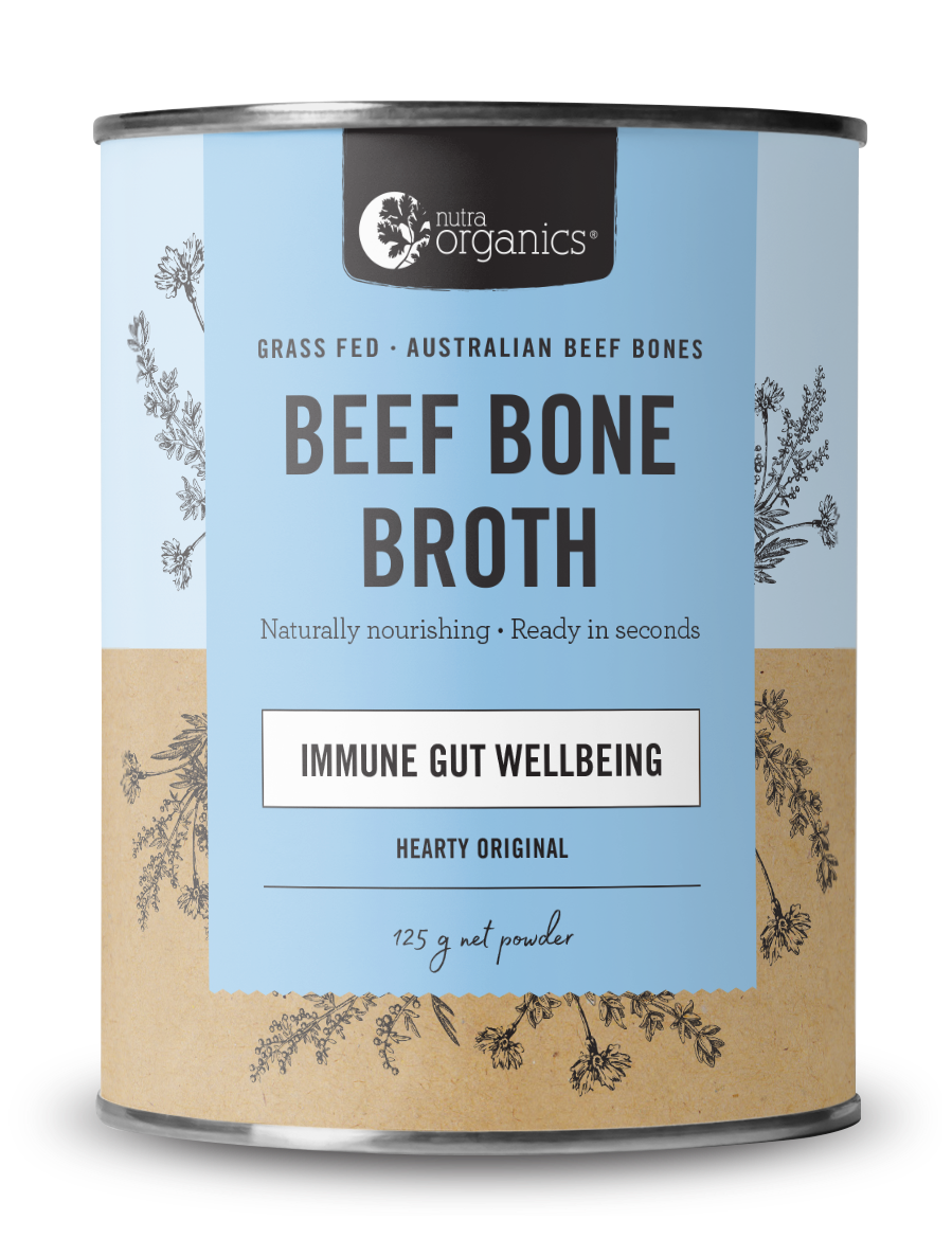Nutra Organics Beef Bone Broth Powder 125g