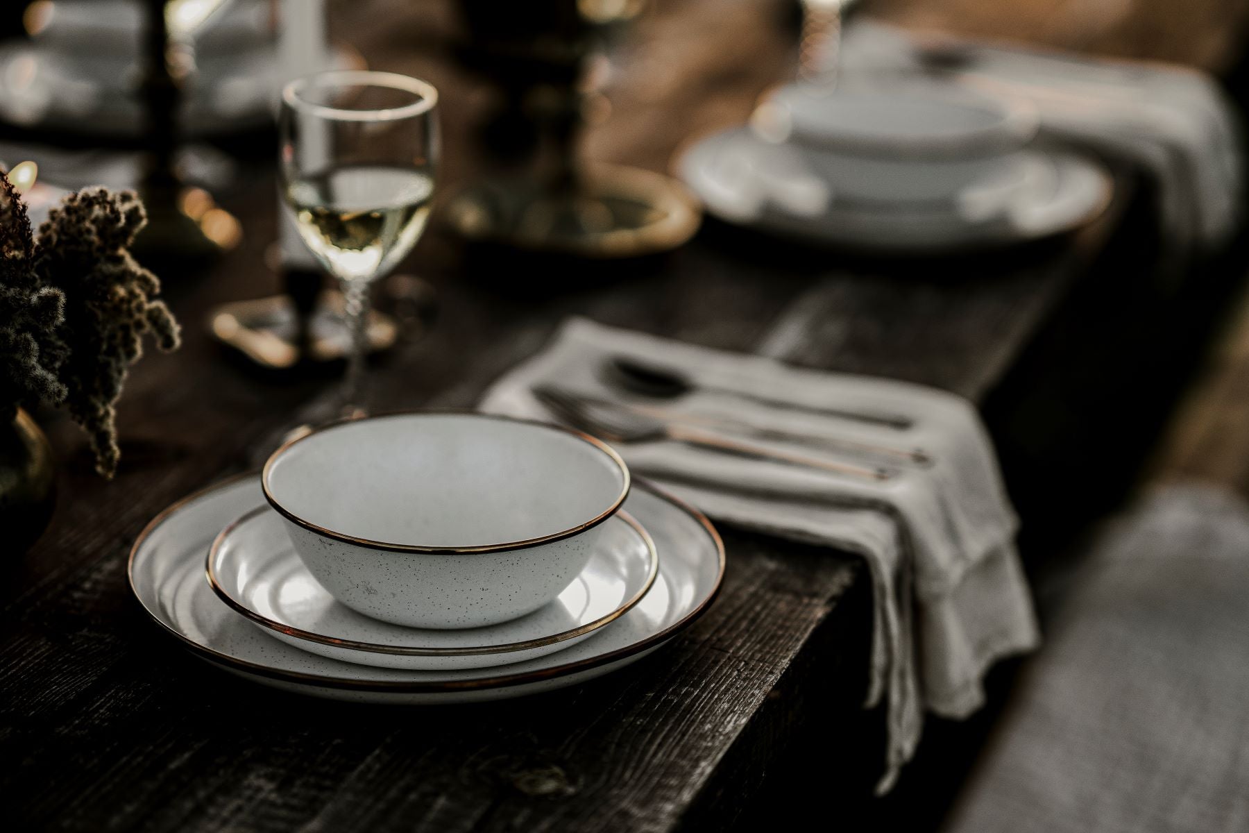 Barebones Australia Enamel Salad Plate Set