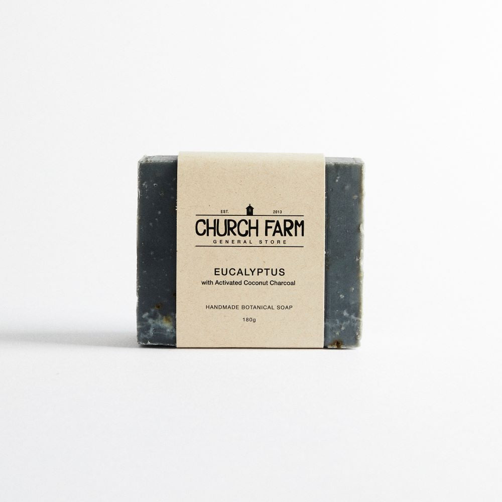 Church Farm General Store - Eucalyptus with Activated Coconut Charcoal Soap