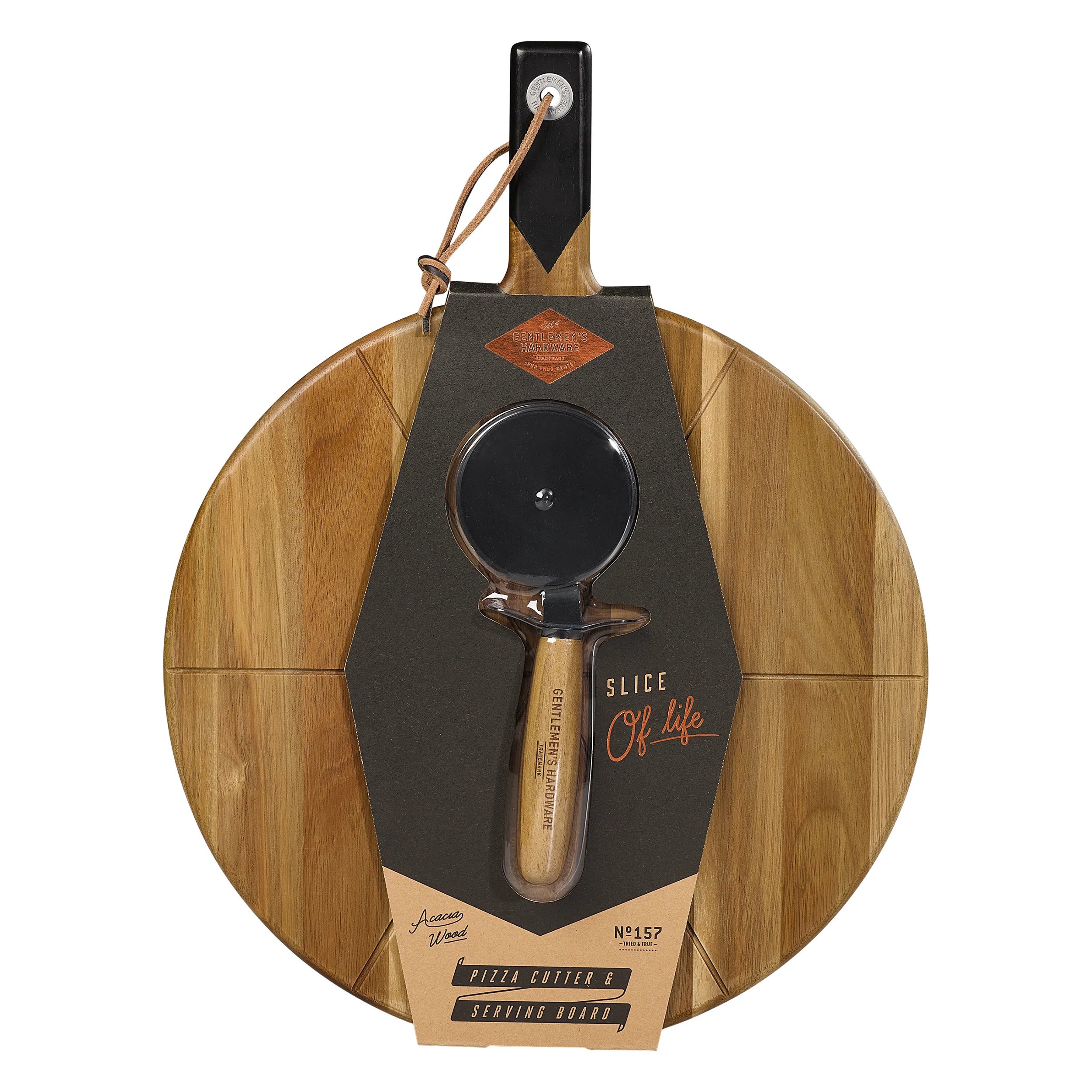 Gentleman's Hardware Pizza Cutter and Serving Board