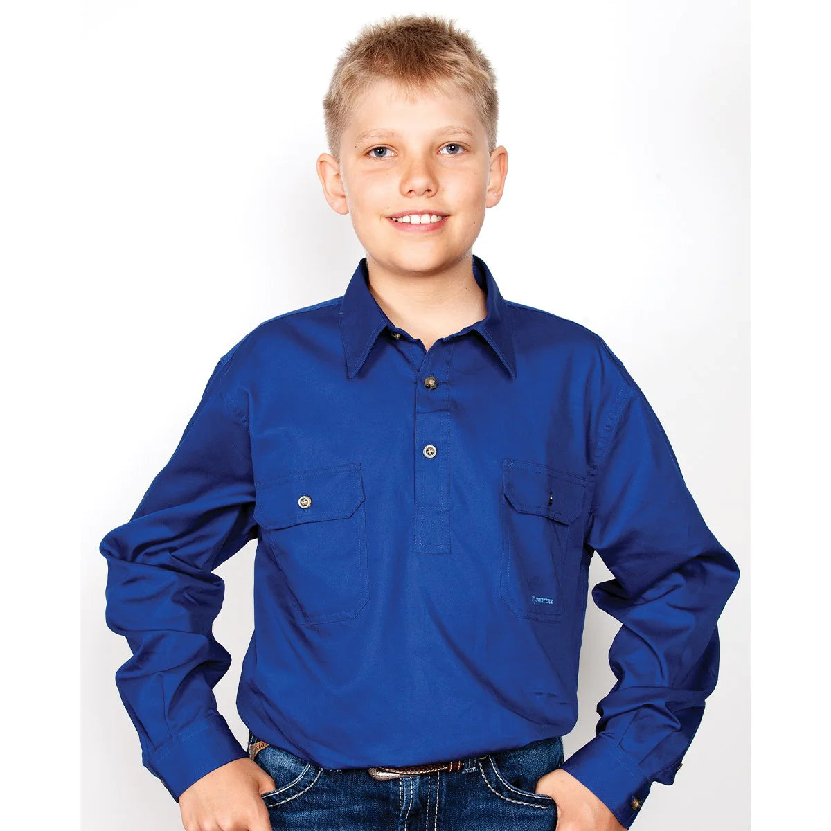 Just Country Boys Lachlan Half Button Workshirt