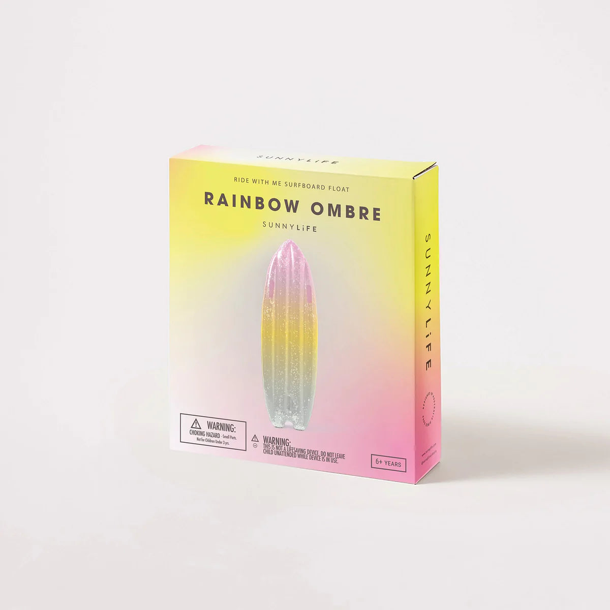 SUNNYLiFE Surfboard Float Rainbow Ombre