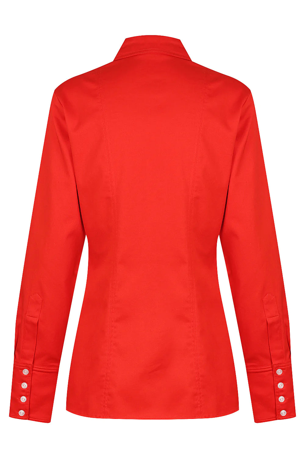 House of Cheri Red Semi-Fit Shirt 